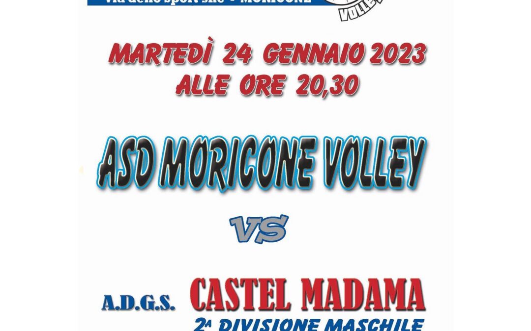 ASD Moricone Volley – ADGS Castel Madama
