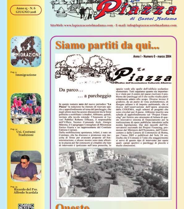 La Piazza – Anno XV Numero 6 – Giugno 2018