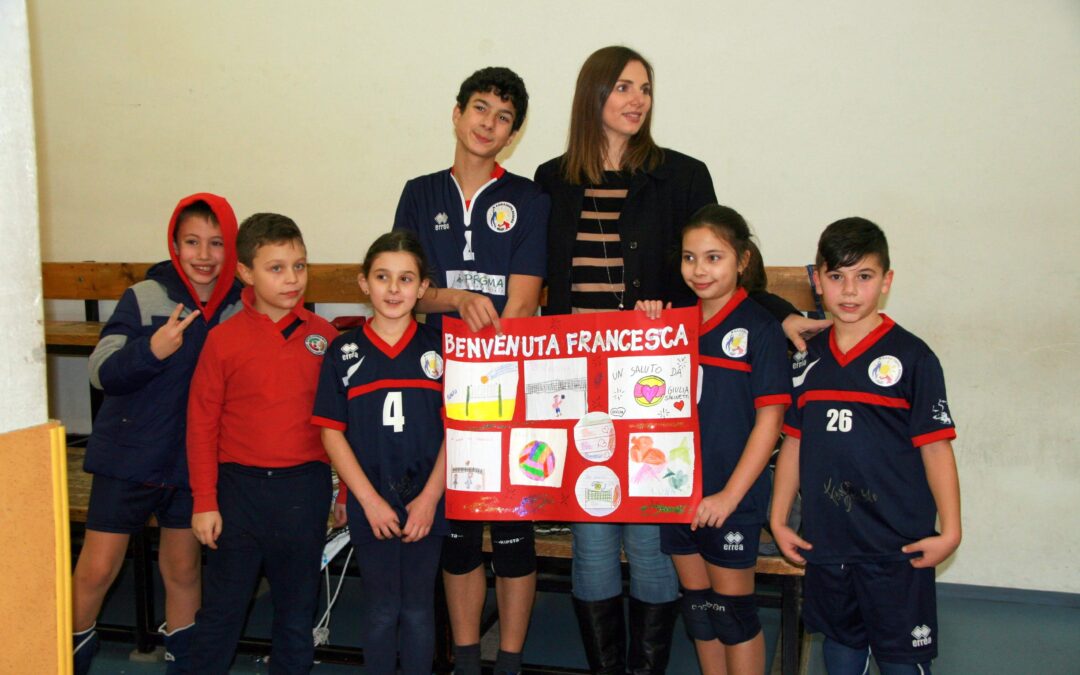 La campionessa di pallavolo Francesca Ferretti incontra l’ADGS Castel Madama