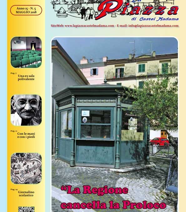 La Piazza – Anno XV Numero 5 – Maggio 2018