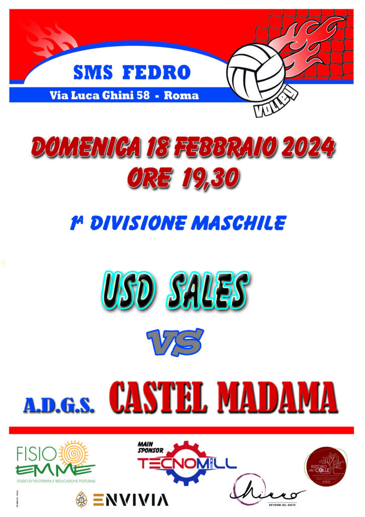 locandina 1 Div USDSalesVScmv Incontri Fuori Casa 18 2 24