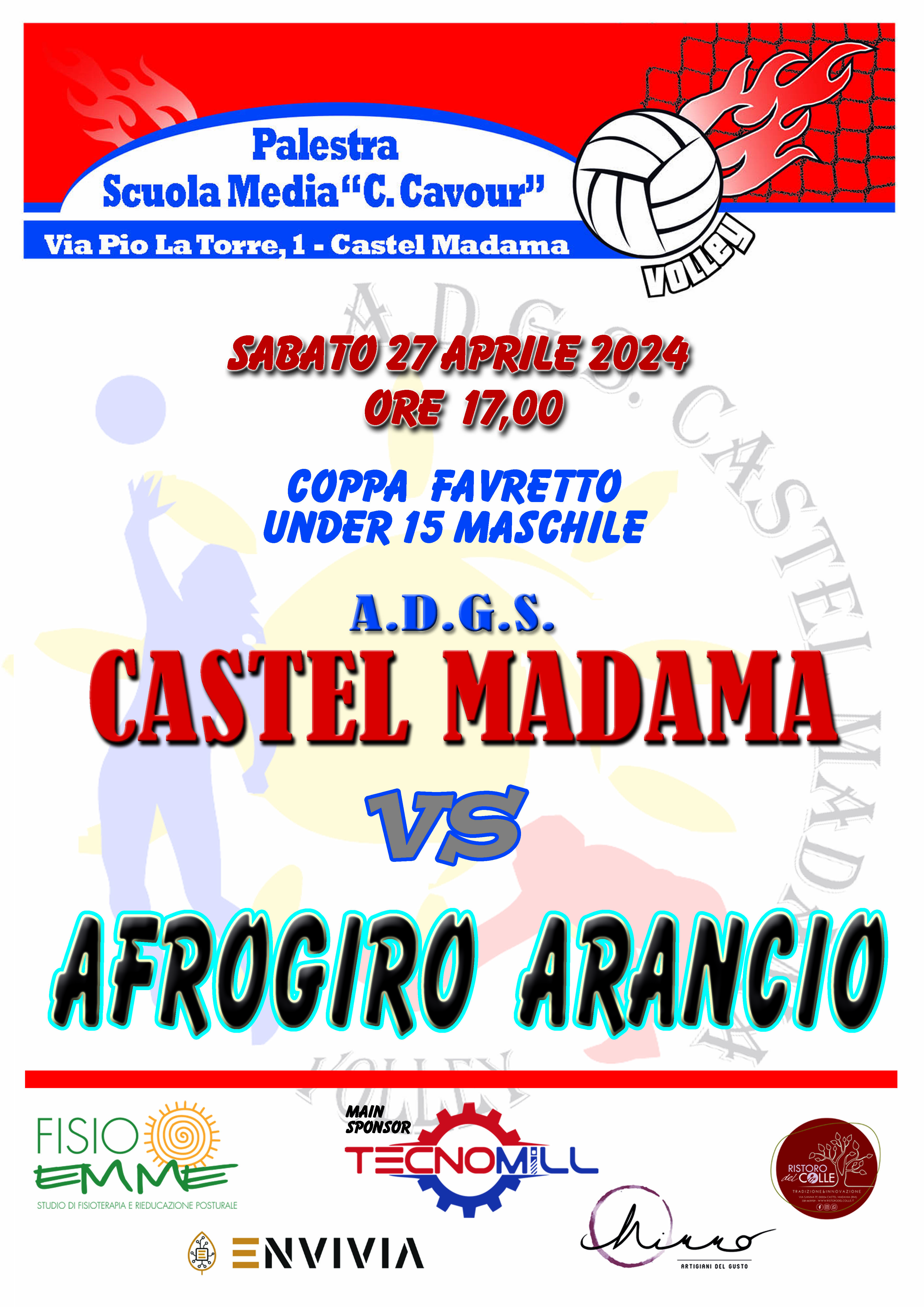 locandina ADGS CASTEL MADAMA AFROGIRO ARANCIO Incontri In Casa 27 Aprile 2024