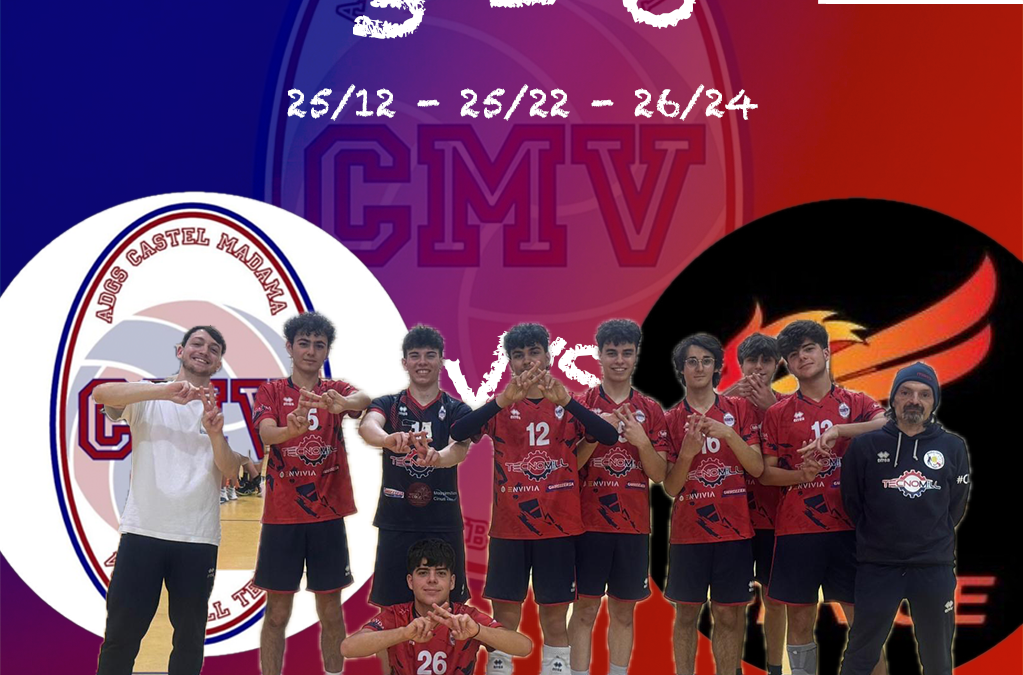 Under 17 M – Camp Primavera – gara 10395 Tecnomill Castel Madama Volley Vs Fenice Orange 14 apr 2026   3-0