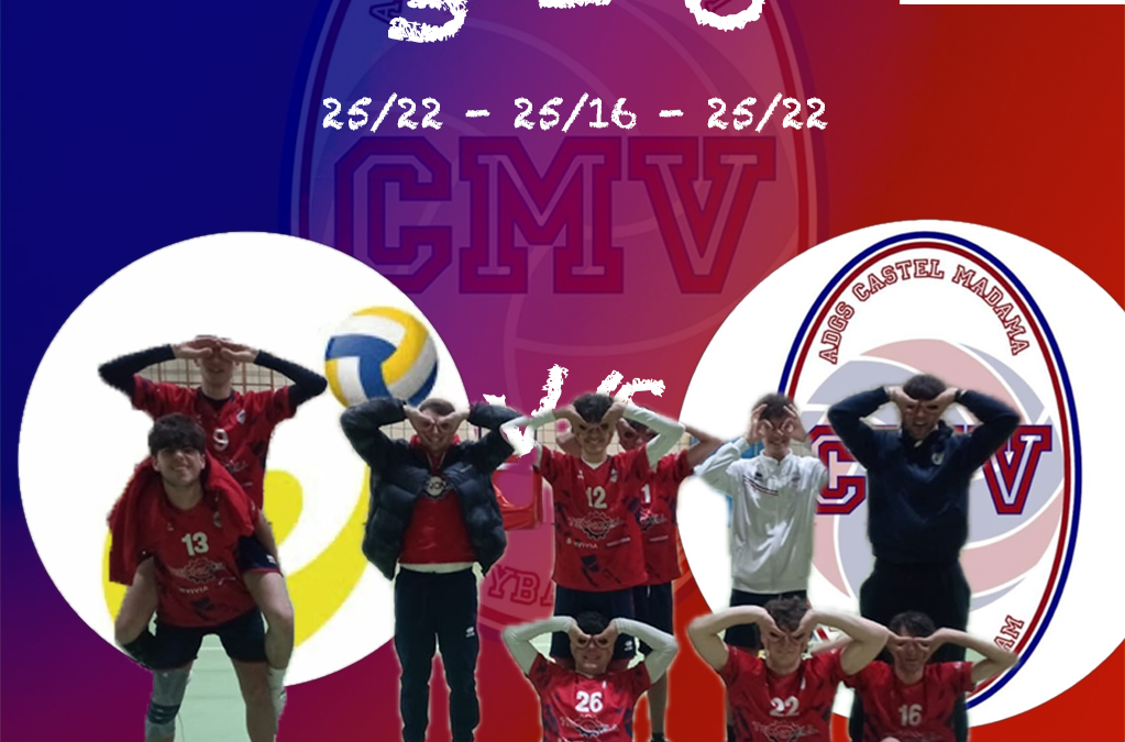 Under 17 M – Camp Primavera – gara 10398 Asd Pallavolo Cinecittà Vs Tecnomill Castel Madama Volley 10 apr 2026   3-0