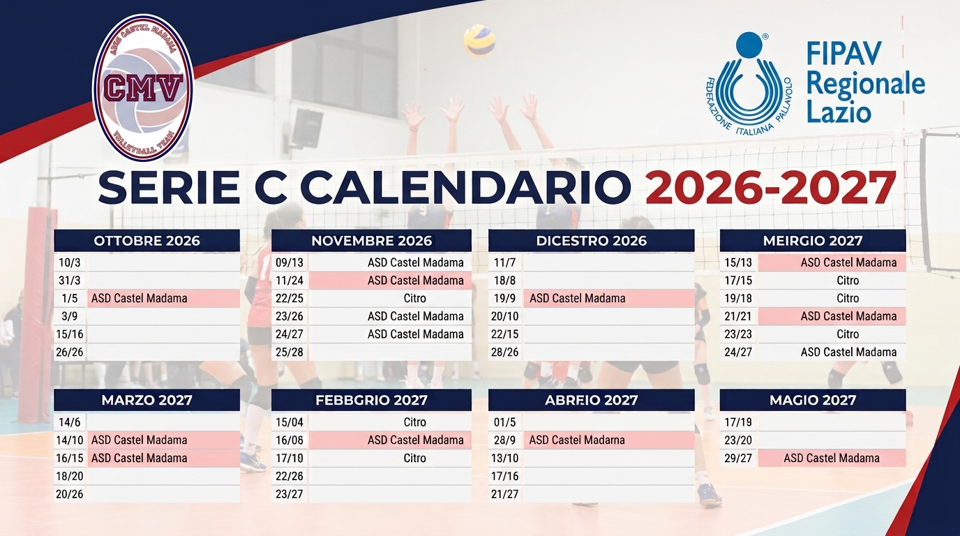 calendario serie c stagione 2026 2027 con logo