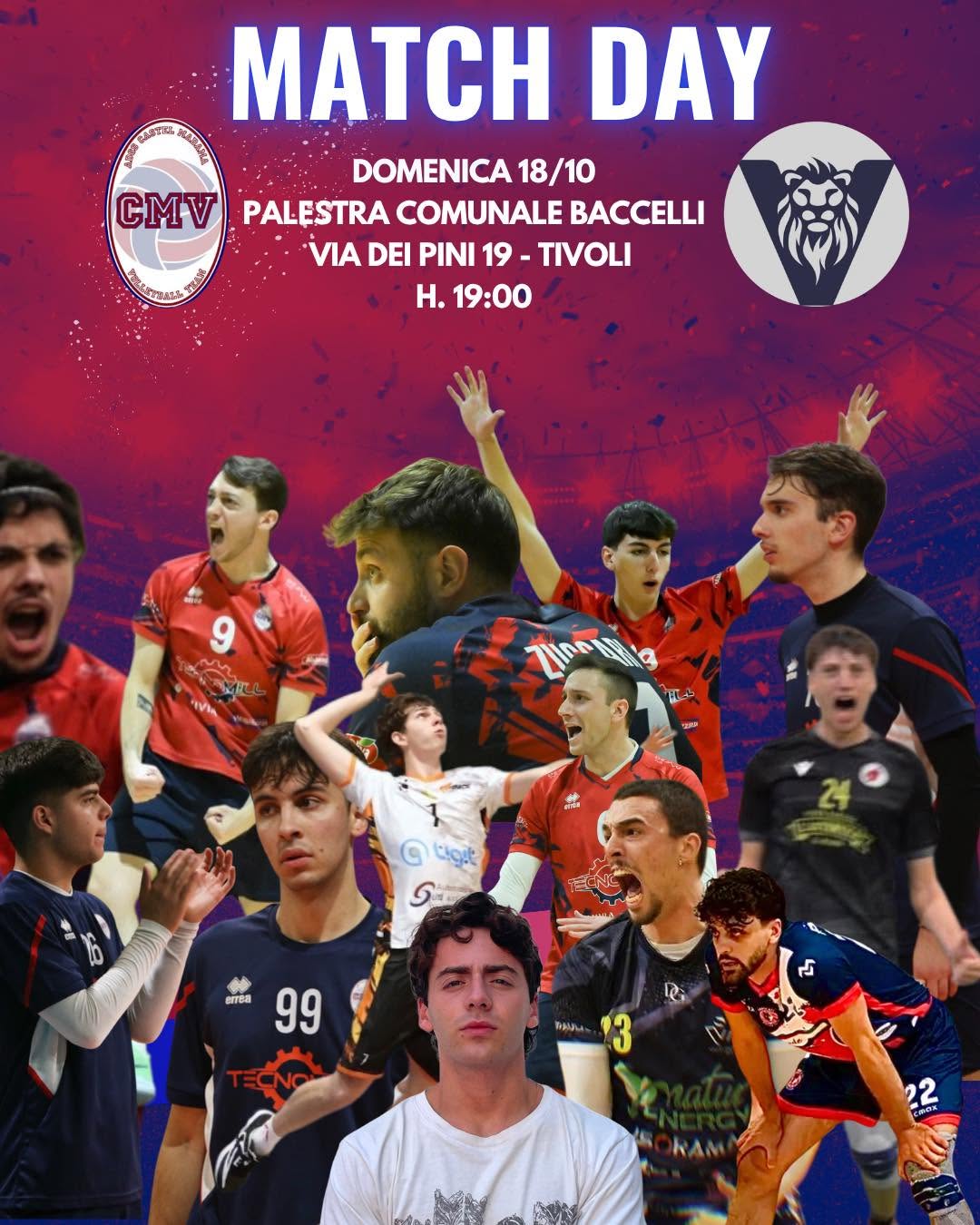 seriec match day castelmadamavolley fibra radio asd volley life 18 ottobre 2026